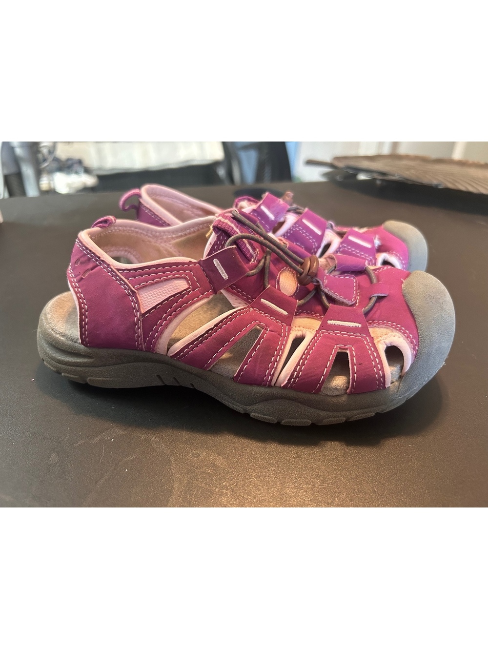 Stride Rite Purple Toddler Outdoor Sandals Size 1
